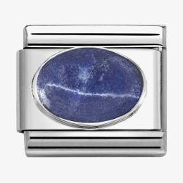 Nomination CLASSIC Hard Stones Matte Blue Sodalite Stone Charm 330510-42