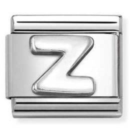 NOMINATION CLASSIC LETTER S/STEEL. 925 SILVER Z 330113-26