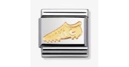 Nomination Classic Link Gold Football Boot Charm 030106-04