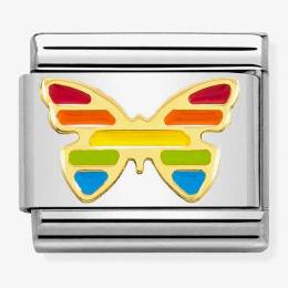 Nomination CLASSIC Rainbow Butterfly Charm 030272/55