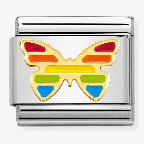 Nomination CLASSIC Rainbow Butterfly Charm 030272/55 - 0