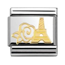 Nomination Classic Rose & Eiffel Tower Charm 030162-18 