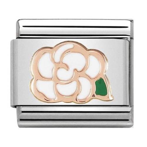 Nomination Classic Rose Gold Camellia Charm 430202-02 - 0