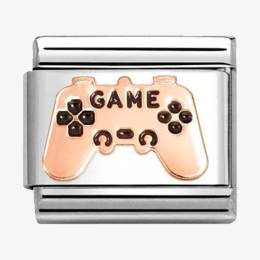 Nomination CLASSIC Rose Gold Game Controller Charm 430202-26