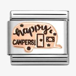 Nomination CLASSIC Rose Gold Happy Campers Caravan Charm 430202-22