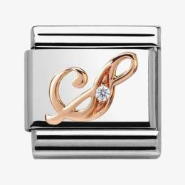 Nomination CLASSIC Rose Gold Letter S Charm 430310-19