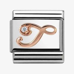 Nomination CLASSIC Rose Gold Letter T Charm 430310-20