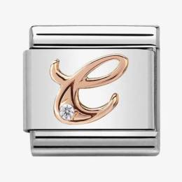 Nomination CLASSIC Rose Gold Letters C Charm 430310-03