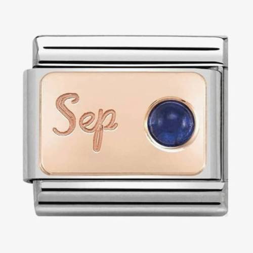 Nomination CLASSIC Rose Gold September Sapphire Charm 430508-09 - 0