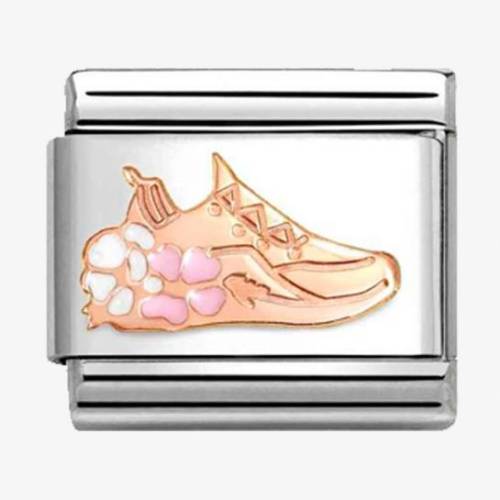 Nomination CLASSIC Rose Gold Sports Shoe Flowers Charm 430202-25 - 0