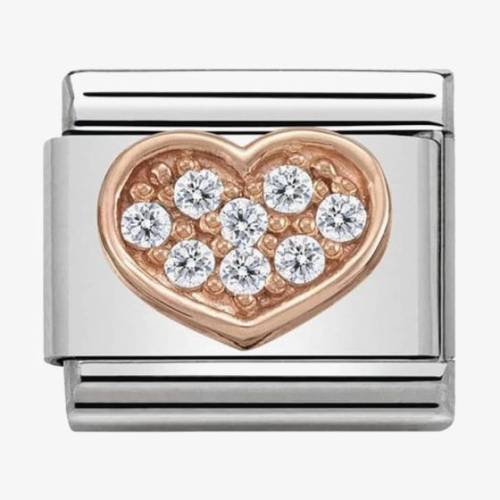 Nomination CLASSIC Rose Gold Symbols Heart Charm 430302-13 - 0