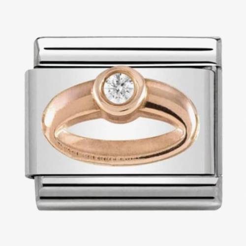 Nomination CLASSIC Rose Gold Symbols Ring Charm 430305-04 - 0