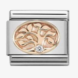 Nomination CLASSIC Rose Gold Tree Of Life With Stones Charm 430305-12