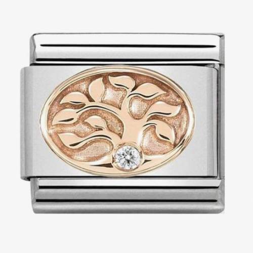 Nomination CLASSIC Rose Gold Tree Of Life With Stones Charm 430305-12 - 0