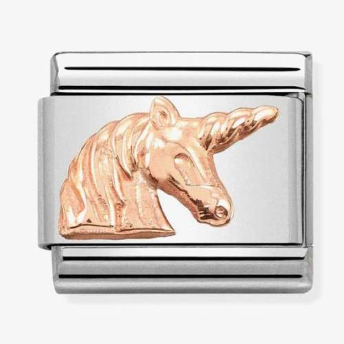 Nomination CLASSIC Rose Gold Unicorn Head Charm 430106-18 - 0