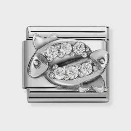 Nomination Classic Silver Pisces Charm 330326-12