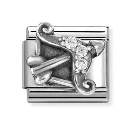 Nomination Classic Silver Sagittarius Charm 330326-09