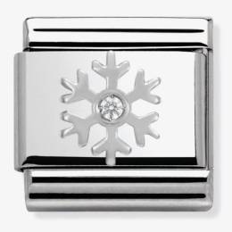 Nomination CLASSIC Silvershine Christmas Snowflake Charm 330313-02