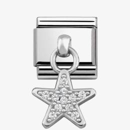 Nomination CLASSIC Silvershine Cubic Zirconia Star Charm 331800/05