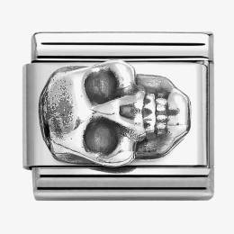 Nomination CLASSIC Silvershine Oxidised Skull Charm 330101-65