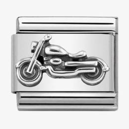 Nomination CLASSIC Silvershine Oxidised Symbols Vintage Bike Charm 330101-32