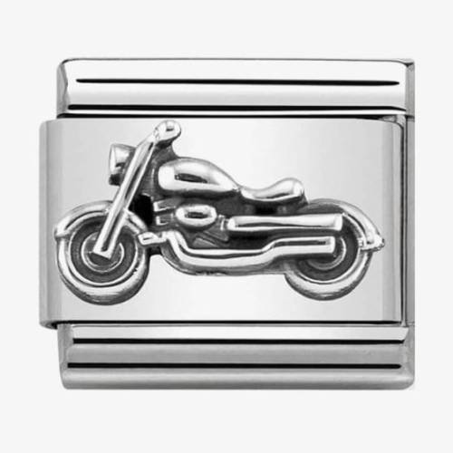 Nomination CLASSIC Silvershine Oxidised Symbols Vintage Bike Charm 330101-32 - 0