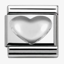 Nomination CLASSIC Silvershine Symbols Heart Charm 330106-01