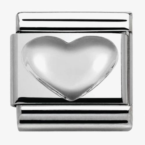 Nomination CLASSIC Silvershine Symbols Heart Charm 330106-01 - 0