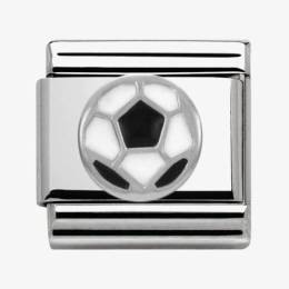 Nomination CLASSIC Silvershine Symbols Soccer Ball Charm 330202-13