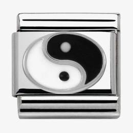 Nomination CLASSIC Silvershine Symbols Ying Yang Charm 330202/14