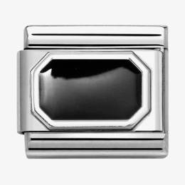 Nomination CLASSIC Symbols Black Octagon Charm 330206/34