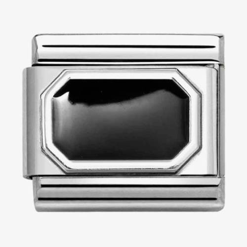 Nomination CLASSIC Symbols Black Octagon Charm 330206/34 - 0