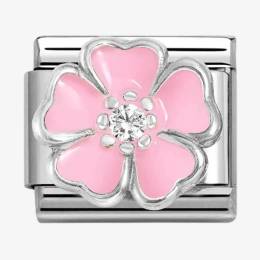 Nomination CLASSIC Symbols Pink Flower Charm 330321-14