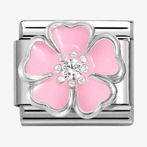 Nomination CLASSIC Symbols Pink Flower Charm 330321-14 - 0