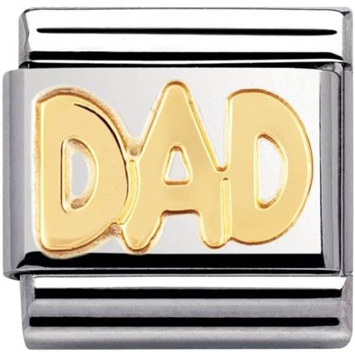 Nomination Composable Classic 18K Gold Dad Charm 030107-11 - 0