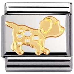 Nomination Composable Classic 18K Gold Dog Charm 030112-23