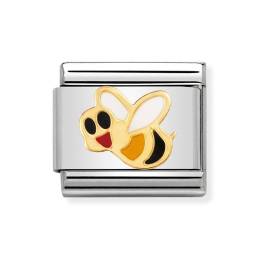 Nomination Composable Classic 18K Gold Smiling Bee Charm 030211-11