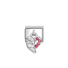 NOMINATION COMPOSABLE CLASSIC LINK ANGEL WINGS CHARM 331800-34