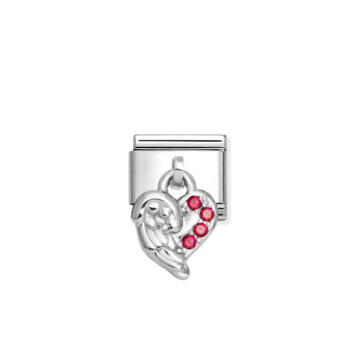 NOMINATION COMPOSABLE CLASSIC LINK ANGEL WINGS CHARM 331800-34 - 0