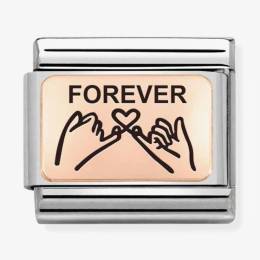 Nomination Composable CLASSIC Plates Forever Hands Charm 430111-12