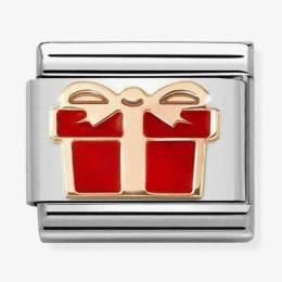 Nomination Composable CLASSIC Symbols Red Gift Box Charm 430202-07