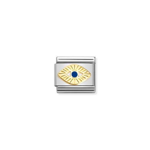 Nomination Composable Gold Evil Eye Charm 030285-65 - 0