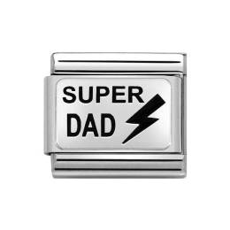 Nomination Enamel Super Dad Charm 330208/32