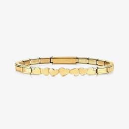 Nomination Gold Hearts Bracelet 021111-001