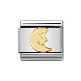 Nomination Gold Moon Charm 030110-15