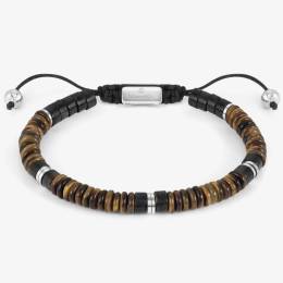 Nomination InstinctStyle Stainless Steel Tigers Eye Jasper Bracelet 027924-080