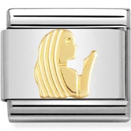 Nomination Ladies Composable Classic 18K Gold Virgo Zodiac Sign Charm 030104-06