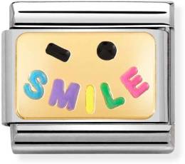 NOMINATION RAINBOW SMILE CHARM 030284-56